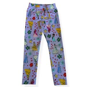 Hanna Andersson Disney Princess Lavender Leggings 100cm US 4